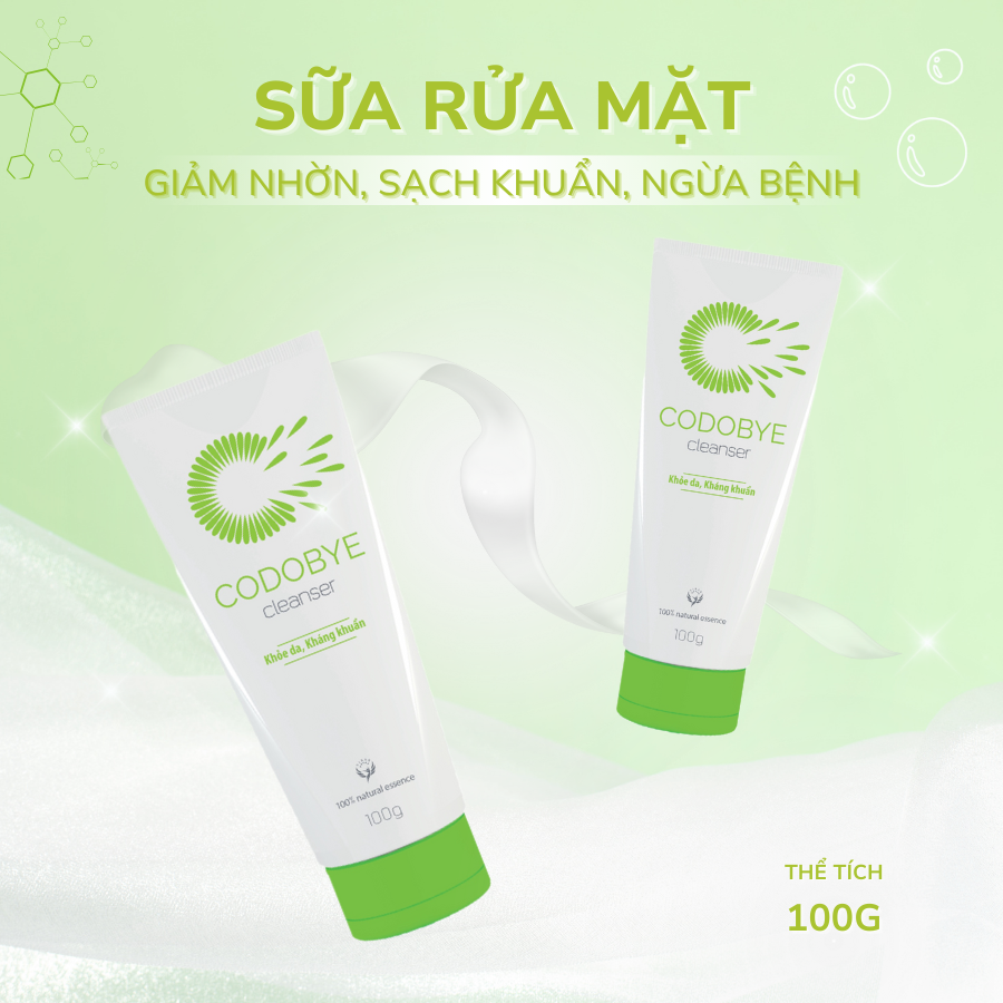 sữa rửa mặt sạch nhờn Codobye Cleanser