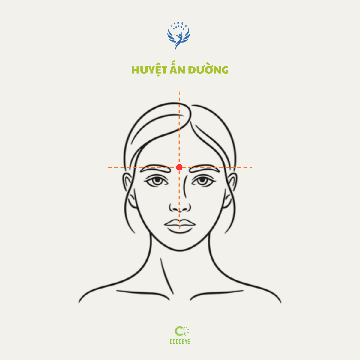 Huyệt ấn đường giảm đau đầu, thư giãn tinh thần