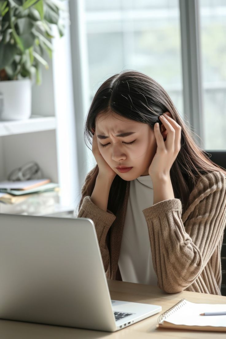 Stress làm tăng cortisol khiến da đổ dầu và bùng phát mụn nội tiết.