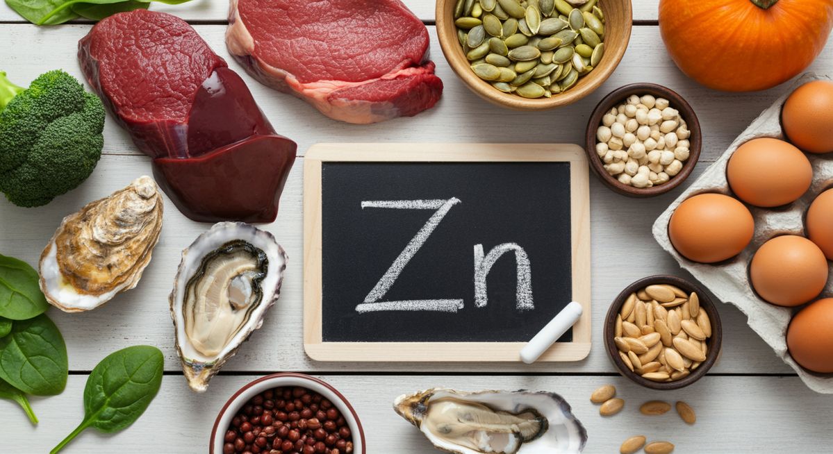 Thực phẩm giàu kẽm giúp kiểm soát dầu thừa và làm lành tổn thương da nhanh hơn